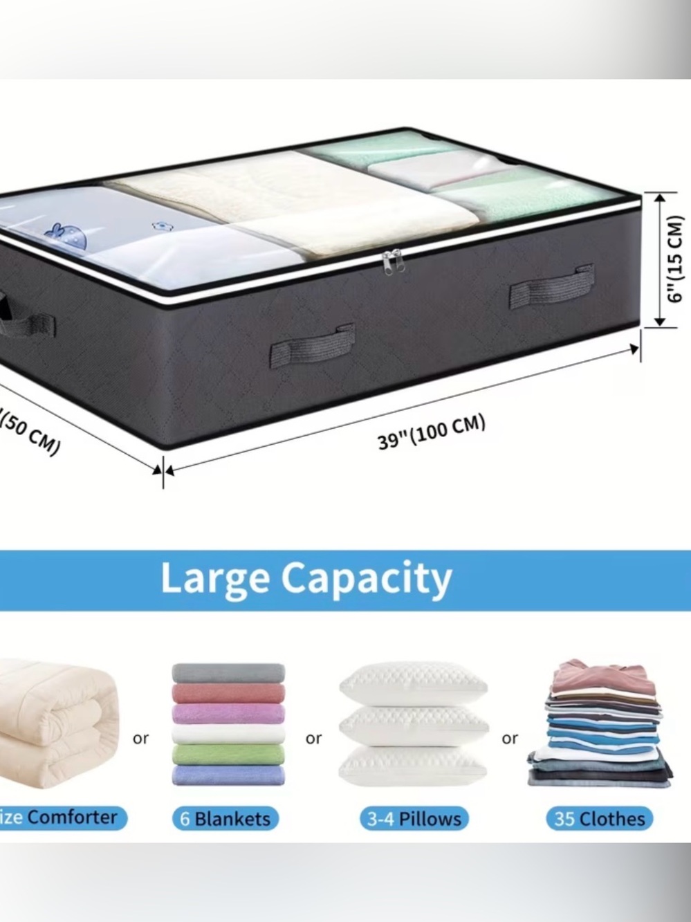 Large Under Bed Storage - Picture 4 of 4